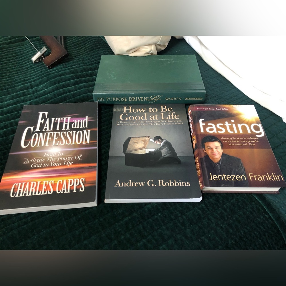 Set of 4 Charismatic Faith Inspirational Book Collection